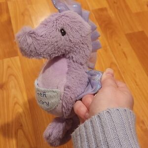 Purple Tooth Fairy Plush Seahorse Toy
